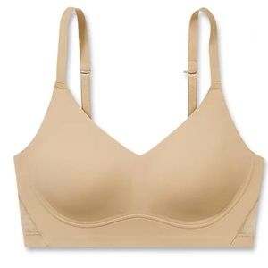 True & Co. True Body Lift Mesh Triangle Desert Bra